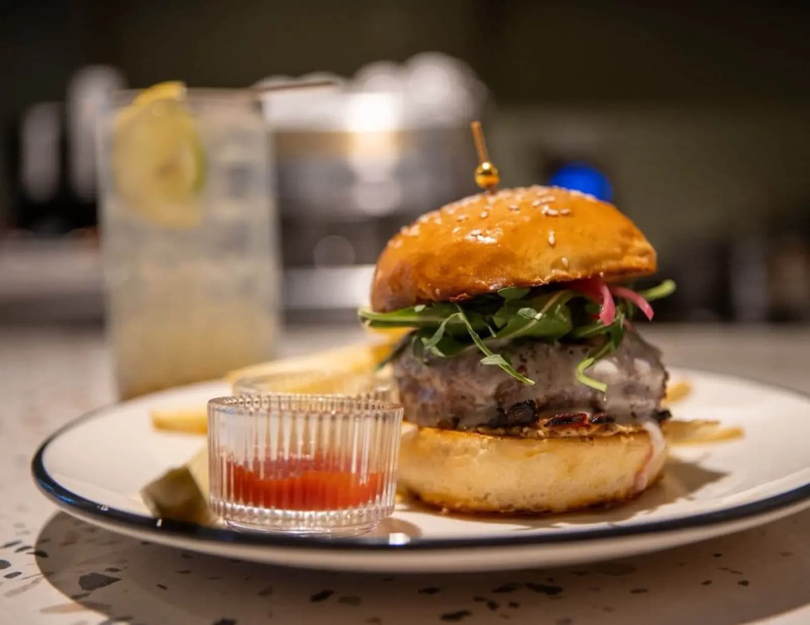 Hamburguesa con papas